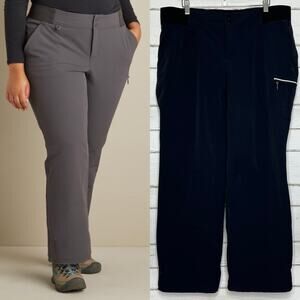Duluth Trading Black Hills Water Repellent Straight Pants Plus Size 16W